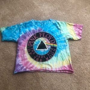 Pink Floyd crop t shirt